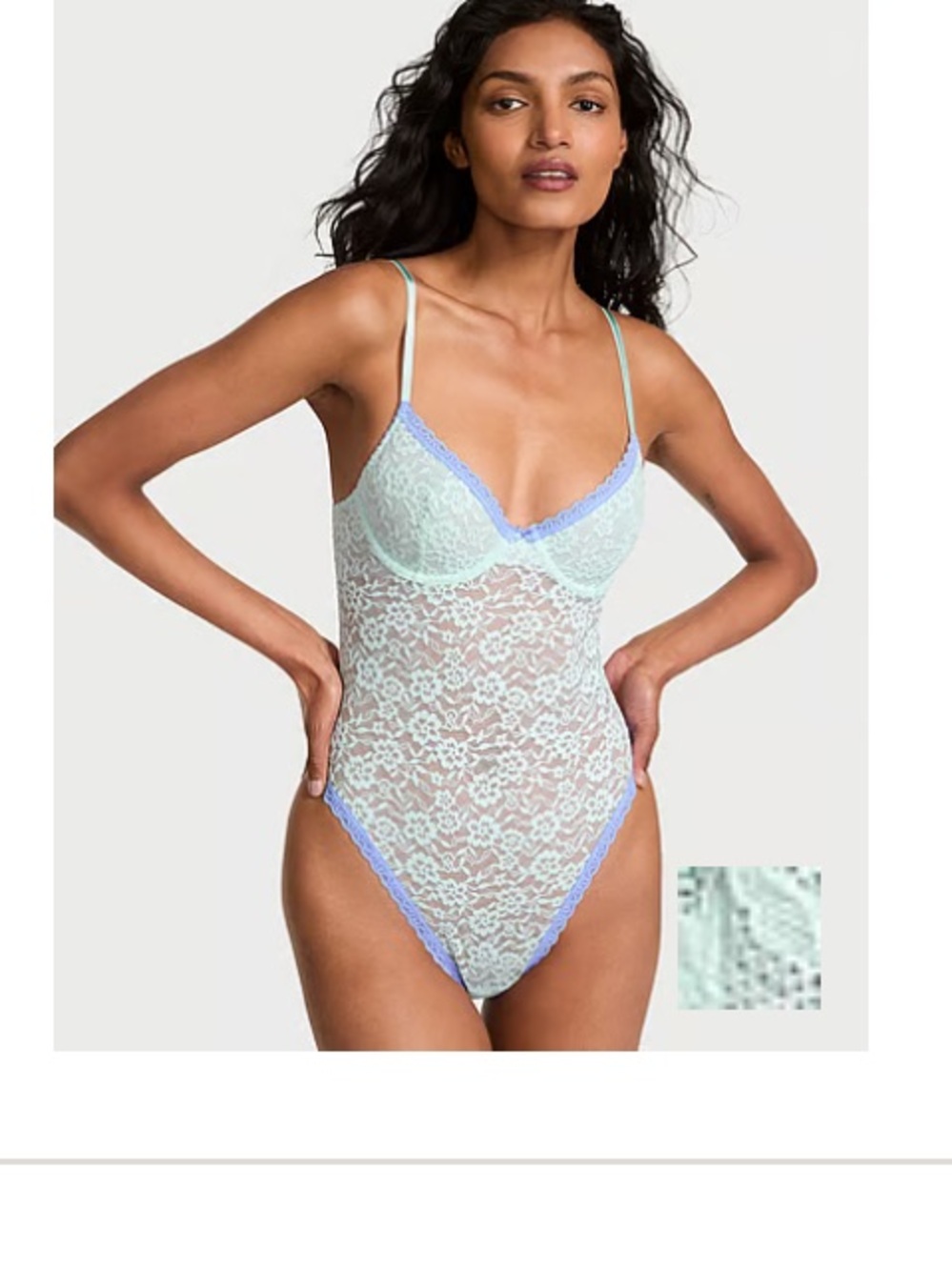 NWT Victoria's Secret Sexy Tee Lacie Unlined Demi Cup Bodysuit